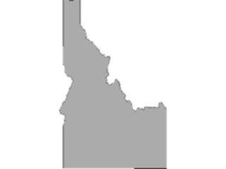 Sticker Custom Preview Image #087438 Maps U S A States Idaho10