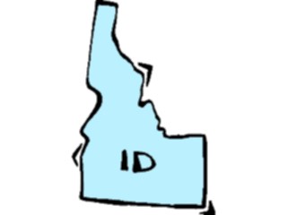 Sticker Custom Preview Image #087441 Maps U S A States Idaho13