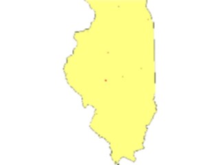 Sticker Custom Preview Image #087443 Maps U S A States Illinois02