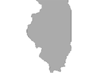 Sticker Custom Preview Image #087451 Maps U S A States Illinois10