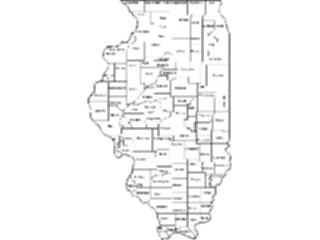 Sticker Custom Preview Image #087452 Maps U S A States Illinois11