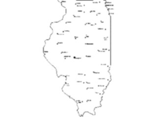 Sticker Custom Preview Image #087454 Maps U S A States Illinois13