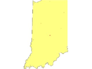 Sticker Custom Preview Image #087457 Maps U S A States Indiana02