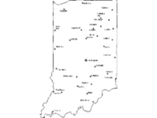 Sticker Custom Preview Image #087467 Maps U S A States Indiana12