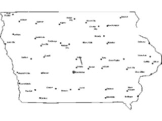 Sticker Custom Preview Image #087481 Maps U S A States Iowa12