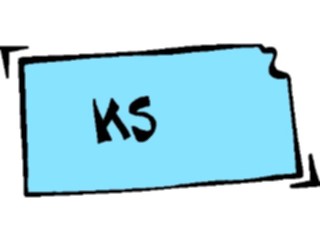 Sticker Custom Preview Image #087495 Maps U S A States Kansas13