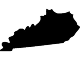 Sticker Custom Preview Image #087496 Maps U S A States Kentucky01