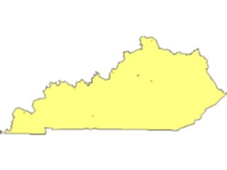 Sticker Custom Preview Image #087497 Maps U S A States Kentucky02