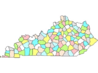 Sticker Custom Preview Image #087498 Maps U S A States Kentucky03