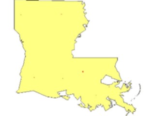 Sticker Custom Preview Image #087510 Maps U S A States Louisiana02