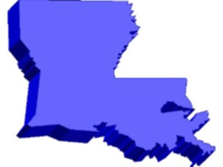 Sticker Custom Preview Image #087515 Maps U S A States Louisiana07