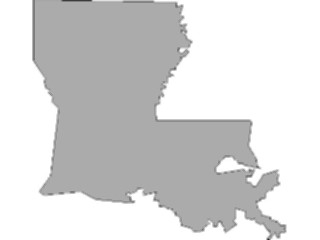 Sticker Custom Preview Image #087518 Maps U S A States Louisiana10