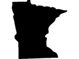 Sticker Custom Preview Image #087575 Maps U S A States Minnesota01