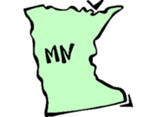 Sticker Custom Preview Image #087587 Maps U S A States Minnesota13