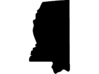 Sticker Custom Preview Image #087588 Maps U S A States Mississippi01