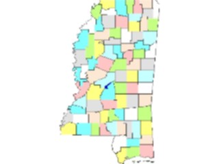 Sticker Custom Preview Image #087590 Maps U S A States Mississippi03