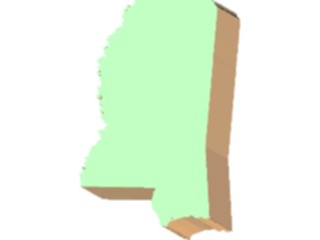 Sticker Custom Preview Image #087591 Maps U S A States Mississippi04