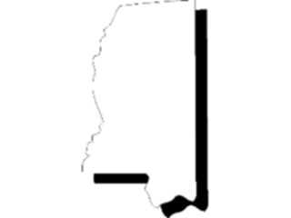 Sticker Custom Preview Image #087598 Maps U S A States Mississippi11