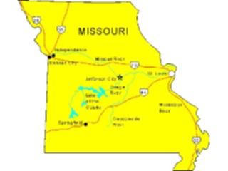 Sticker Custom Preview Image #087606 Maps U S A States Missouri05