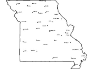 Sticker Custom Preview Image #087613 Maps U S A States Missouri12