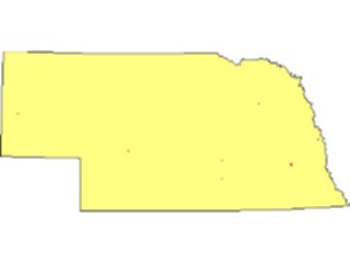 Sticker Custom Preview Image #087628 Maps U S A States Nebraska02