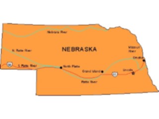 Sticker Custom Preview Image #087631 Maps U S A States Nebraska05