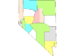 Sticker Custom Preview Image #087642 Maps U S A States Nevada03