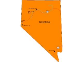 Sticker Custom Preview Image #087644 Maps U S A States Nevada05