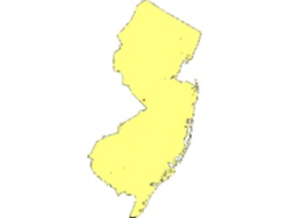 Sticker Custom Preview Image #087667 Maps U S A States New Jersey02