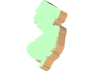 Sticker Custom Preview Image #087669 Maps U S A States New Jersey04