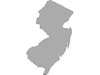 Sticker Custom Preview Image #087675 Maps U S A States New Jersey10