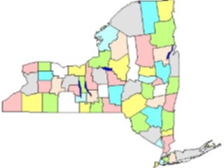 Sticker Custom Preview Image #087694 Maps U S A States New York03