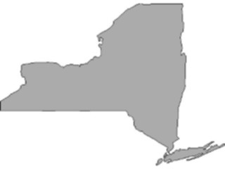 Sticker Custom Preview Image #087701 Maps U S A States New York10