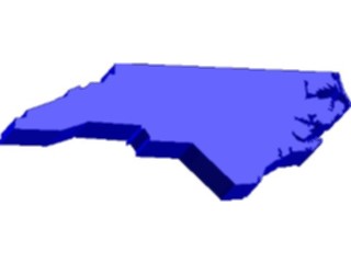 Sticker Custom Preview Image #087711 Maps U S A States North Carolina07