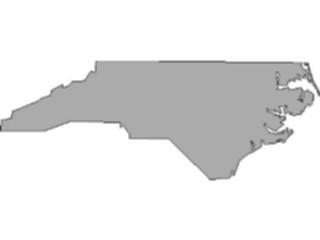 Sticker Custom Preview Image #087714 Maps U S A States North Carolina10