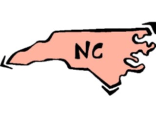 Sticker Custom Preview Image #087717 Maps U S A States North Carolina13