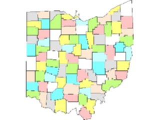 Sticker Custom Preview Image #087733 Maps U S A States Ohio03