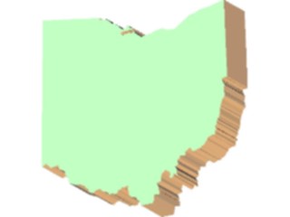 Sticker Custom Preview Image #087734 Maps U S A States Ohio04