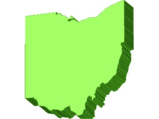 Sticker Custom Preview Image #087737 Maps U S A States Ohio07