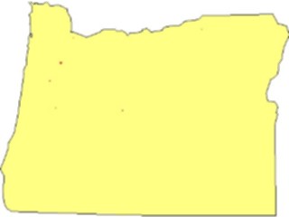 Sticker Custom Preview Image #087757 Maps U S A States Oregon02