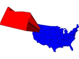 Sticker Custom Preview Image #087763 Maps U S A States Oregon08