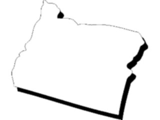 Sticker Custom Preview Image #087766 Maps U S A States Oregon11