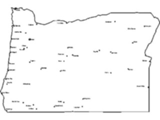 Sticker Custom Preview Image #087767 Maps U S A States Oregon12