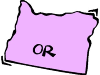 Sticker Custom Preview Image #087768 Maps U S A States Oregon13