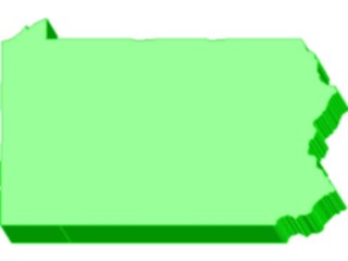 Sticker Custom Preview Image #087775 Maps U S A States Pennsylvania07