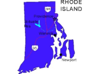 Sticker Custom Preview Image #087786 Maps U S A States Rhode Island05