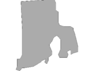 Sticker Custom Preview Image #087791 Maps U S A States Rhode Island10