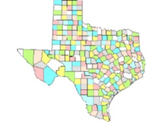 Sticker Custom Preview Image #087836 Maps U S A States Texas03