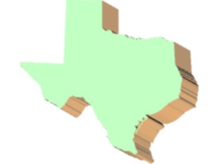 Sticker Custom Preview Image #087837 Maps U S A States Texas04