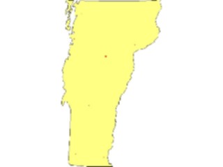 Sticker Custom Preview Image #087862 Maps U S A States Vermont02